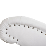 Кушетка белая с мягкой обивкой из велюра Michael Couch варинант исполнения - 5 | Loft Concept в Костроме