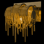 Бра с перфорированными металлическими дугами и цепочками 22 см Atlantis Chain варинант исполнения - 6 | Loft Concept в Костроме