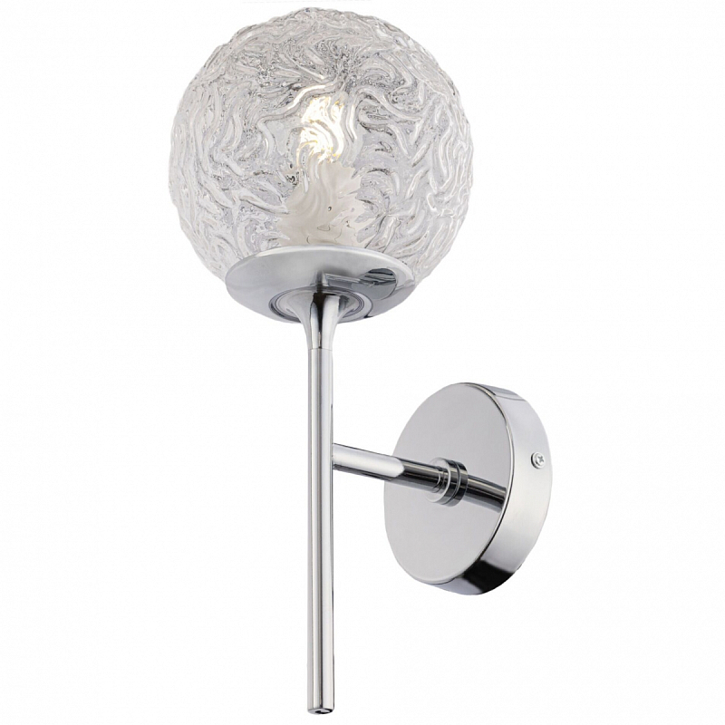 Бра Soranzo Glass Balls Sconces Chromium Хром Прозрачный Бра Soranzo Glass Balls Sconces Chromium Хром Прозрачный в Костроме | Loft Concept