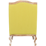 Кресло из натурального бука бежевое с изображением птиц и цветов Beige Green Chinoiserie Garden Armchair варинант исполнения - 2 | Loft Concept в Костроме