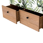 Шкаф с принтом Floral notes варинант исполнения - 3 | Loft Concept в Костроме