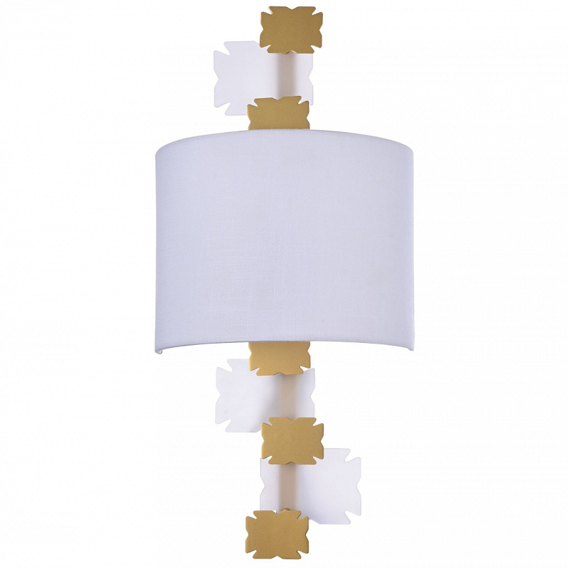 Бра Jacopo Mosaic Sconces Латунь Белый Бра Jacopo Mosaic Sconces Латунь Белый в Костроме | Loft Concept