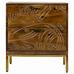 Прикроватная тумба с фактурным фасадом Termite варинант исполнения - 1 | Loft Concept в Костроме