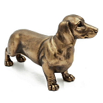 Статуэтка такса с реалистичными деталями и гладкой поверхностью Dachshund Style варинант исполнения - 2 | Loft Concept в Костроме
