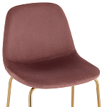 Барный стул на золотистых ножках VENDRAMIN Pink варинант исполнения - 6 | Loft Concept в Костроме