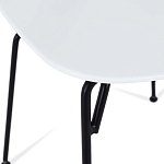 Стул на металлических ножках Travis Chair White варинант исполнения - 6 | Loft Concept в Костроме