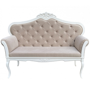 Диван в стиле прованс Montmartre Provence Sofa Beige White