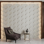 Гипсовая 3D Панель Aura варинант исполнения - 1 | Loft Concept в Костроме