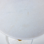 Кофейный столик с белой мраморной столешницей Clipper варинант исполнения - 2 | Loft Concept в Костроме