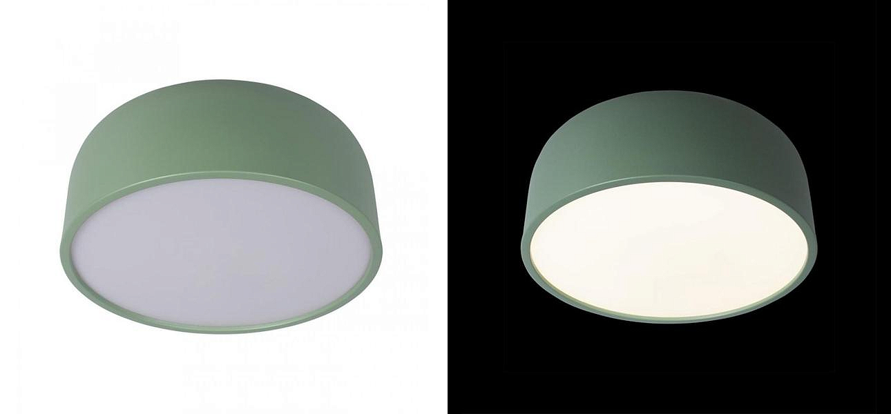 Светильник потолочный круглый Color cup Green Светильник потолочный круглый Color cup Green - Loft-Concept в Костроме