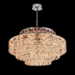 Люстра хрустальная в неоклассическом стиле на серебристом каркасе Majesty варинант исполнения - 4 | Loft Concept в Костроме