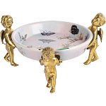 Блюдо фарфоровое Трио ангелов Joy варинант исполнения - 1 | Loft Concept в Костроме