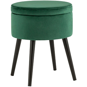 Пуф с ящиком Brianna изумрудный велюр 