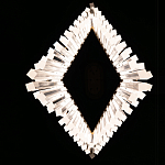 Люстра золотого цвета в форме галочки с каскадом длинных прозрачных трубок Eurofase варинант исполнения - 12 | Loft Concept в Костроме