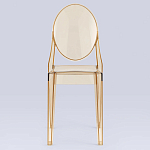 Прозрачный стул с янтарным оттенком LOUIS GHOST CHAIR варинант исполнения - 3 | Loft Concept в Костроме