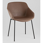 Стул Ashby экокожа светло-коричневый варинант исполнения - 1 | Loft Concept в Костроме