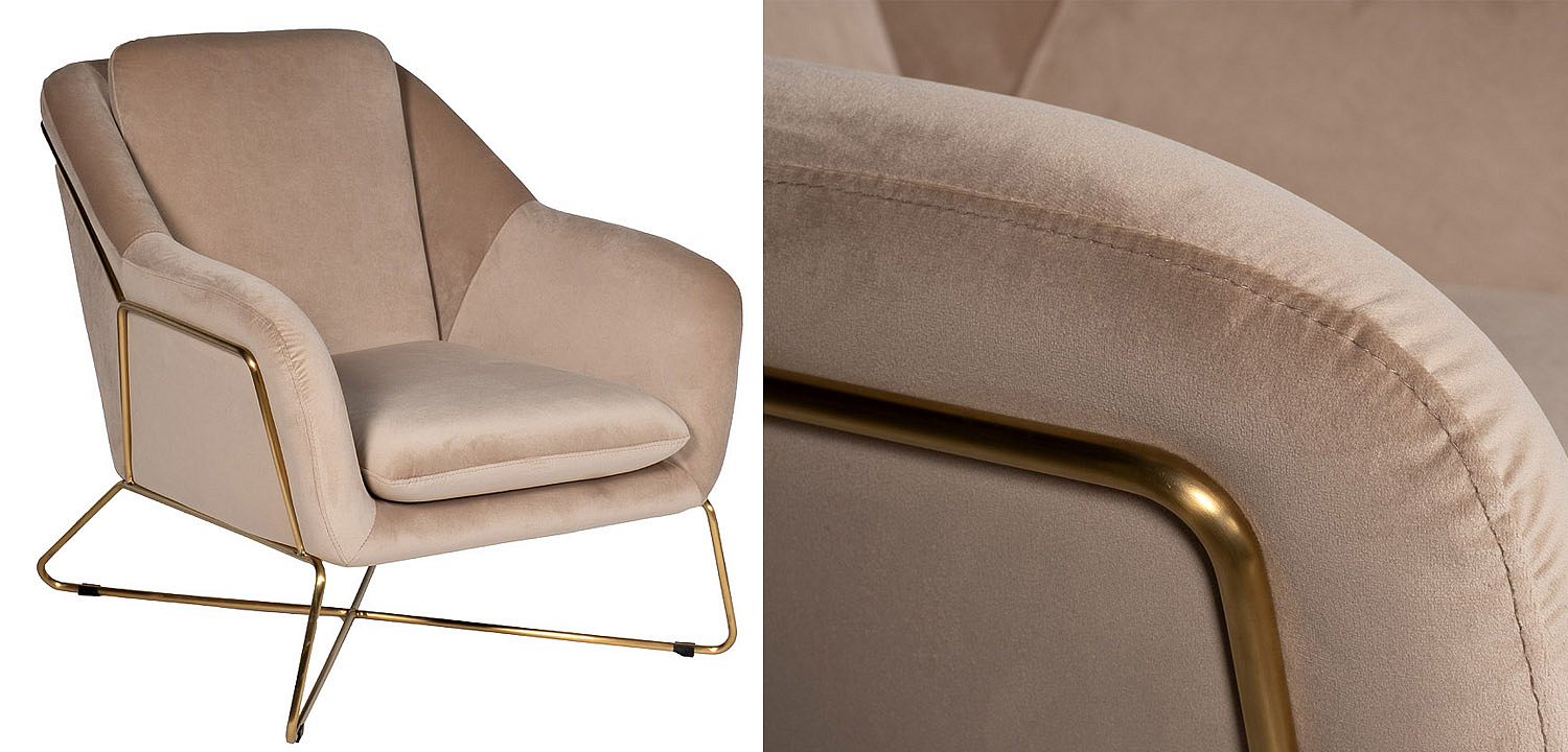 Кресло Umbra Armchair beige Кресло Umbra Armchair beige - Loft-Concept в Костроме