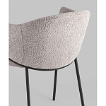 Стул Brace букле серый варинант исполнения - 3 | Loft Concept в Костроме