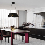 Подвесной светильник круглый с контрастной внутренней отделкой Assol Сup варинант исполнения - 6 | Loft Concept в Костроме