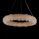Люстра круглая с натуральным горным хрусталем Crystal Shimmer варинант исполнения - 2 | Loft Concept в Костроме