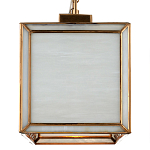 Люстра прямоугольная с каркасом золотого цвета Soft Glow Lamps варинант исполнения - 4 | Loft Concept в Костроме