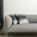 Чехол на подушку хлопковый Blake Boundaries Blue варинант исполнения - 5 | Loft Concept в Костроме