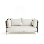 Диван садовый с плетеными ремешками и спинкой  Kleo варинант исполнения - 2 | Loft Concept в Костроме