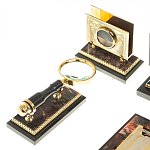 Настольный письменный набор из яшмы и долерита с декором в виде коня Manager Organizer варинант исполнения - 6 | Loft Concept в Костроме