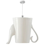 Подвесные светильники в виде белой посуды Flower Reversal варинант исполнения - 7 | Loft Concept в Костроме