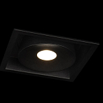 Встраиваемый спот светодиодный черного цвета квадратной формы из металла Pure Square варинант исполнения - 3 | Loft Concept в Костроме