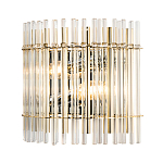 Бра с прозрачными вертикальными стеклянными трубками Gladia варинант исполнения - 2 | Loft Concept в Костроме