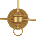 Бра настенное золотого цвета в форме подсвечника Graceful Smoothness варинант исполнения - 1 | Loft Concept в Костроме