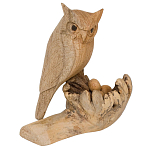 Статуэтка из дерева сова Animals of the World варинант исполнения - 1 | Loft Concept в Костроме
