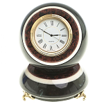 Часы настольные в виде шара из натурального камня Ball Stone Clock варинант исполнения - 7 | Loft Concept в Костроме
