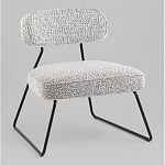 Кресло лаунж Kate букле серый варинант исполнения - 1 | Loft Concept в Костроме