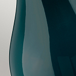 Настольная лампа с коническим дымчато-зелёным абажуром из искусственного шёлка Quintiesse варинант исполнения - 5 | Loft Concept в Костроме