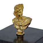 Мраморная шкатулка с бюстом из металла KELLY WEARSTLER варинант исполнения - 6 | Loft Concept в Костроме