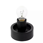 Настольный светильник с янтарным рельефным плафоном Lamp with Frozen Glass Effect варинант исполнения - 2 | Loft Concept в Костроме