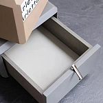 Консоль с зеркалом и  3-мя вращающимися ящиками Eloida варинант исполнения - 4 | Loft Concept в Костроме