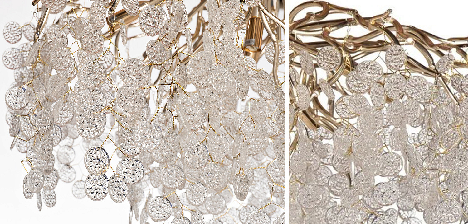 Потолочная люстра FAIRYTREE Champagne Chandelier 100 Потолочная люстра FAIRYTREE Champagne Chandelier 100 - Loft-Concept в Костроме
