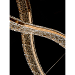 Люстра волнистой формы с фактурным хрустальным плафоном Light Delight варинант исполнения - 5 | Loft Concept в Костроме