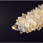 Люстра линейная светодиодная из необработанных кристаллов Mountain Comet варинант исполнения - 2 | Loft Concept в Костроме