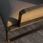 Дизайнерское уличное кресло на металлическом каркасе PHOENIX Armchair варинант исполнения - 10 | Loft Concept в Костроме