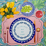 Картина Table Talk Dickless but Not Dumb  варинант исполнения - 1 | Loft Concept в Костроме