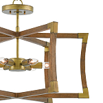 Подвесной светильник в форме фонаря коричневый Brown Eco Lantern варинант исполнения - 1 | Loft Concept в Костроме