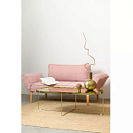 Кофейный столик овальный золотой Modern Mirror Gold Table варинант исполнения - 5 | Loft Concept в Костроме