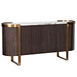 Комод  округлой формы с дверцами Chest of Precious Breed варинант исполнения - 2 | Loft Concept в Костроме