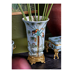 Ваза из фарфора с бронзовыми элементами Tropical Garden варинант исполнения - 8 | Loft Concept в Костроме