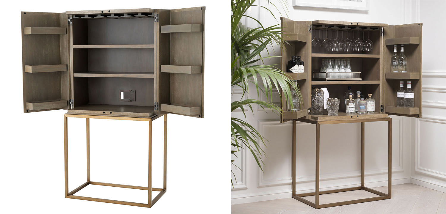 Шкаф для вина Eichholtz WINE CABINET HIGHLAND Шкаф для вина Eichholtz WINE CABINET HIGHLAND - Loft-Concept в Костроме
