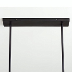 Люстра линейная прямоугольная с подвесками из натурального перламутра Nacre варинант исполнения - 4 | Loft Concept в Костроме